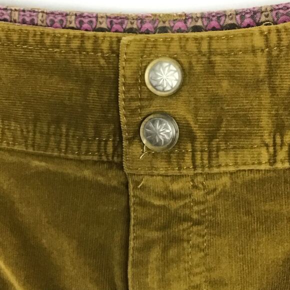Athleta Whenever Cord Skirt Velvet Old Gold Mustard A Line Corduroy Mini Skirt 0 - Picture 8 of 12